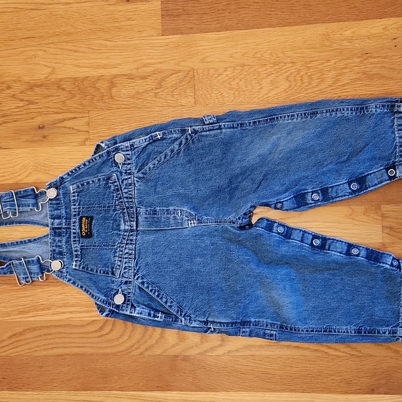 OshKosh B'gosh Other - Vintage OshKosh Denim Overalls B'Gosh Vestback Jeans Honduras 2T 90's